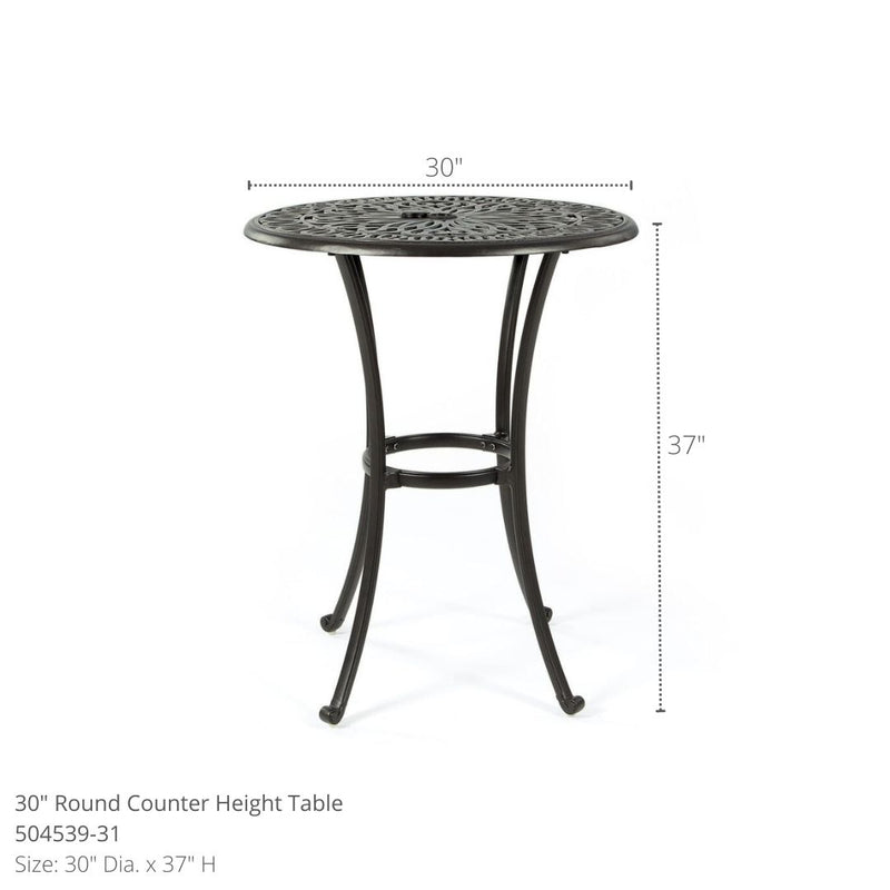 Biscayne 30" Round Counter Height Table
