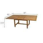Kalimantan 67"-87" Rectangular Extension Table