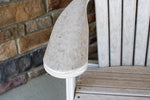 Close Up Shot of Comfo Back Folding Adirondack Chair in Seashell