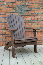 Berlin Gardens Comfo Back Folding Adirondack Chair - Brazilian Walnut