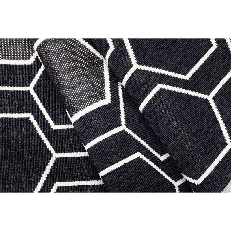 Geo Black Indoor/Outdoor Rug - Sullivan Hardware & Garden