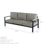 Hixon 3 Seater Sofa - Sullivan Hardware & Garden