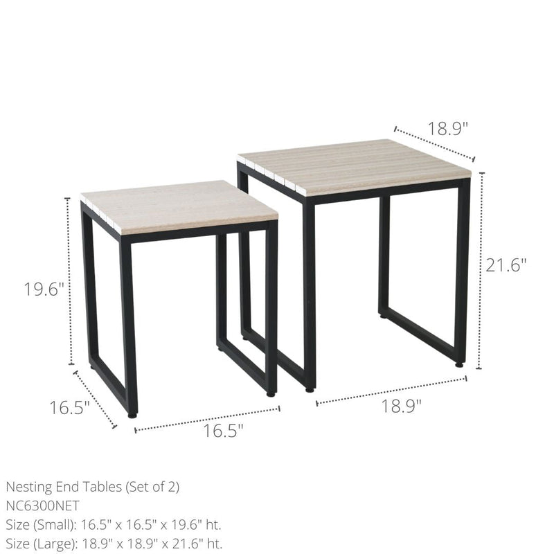 Hixon Nesting End Tables (Set of 2) - Sullivan Hardware & Garden