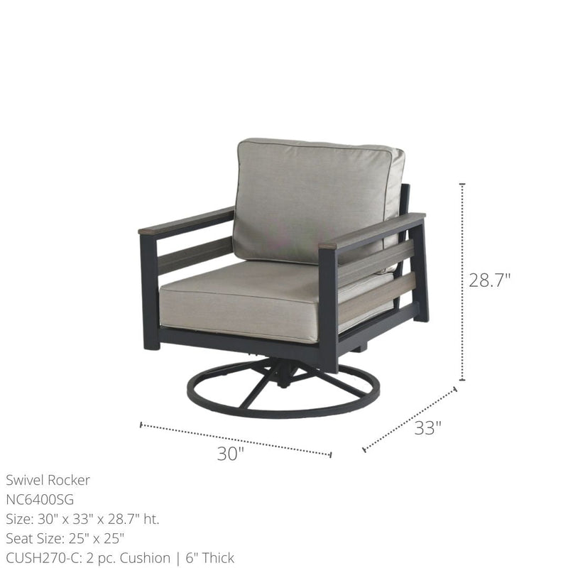 Hixon Panel Sectional Deep Seating Set (7 Piece Set) - Sullivan Hardware & Garden