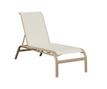 Murphy Sling Chaise Lounge in Sahara Speckle and Sailing Salt Sling