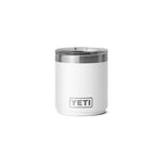 Yeti Rambler 10oz Lowball Tumbler 2.0 in white with white background