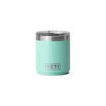 Yeti Rambler 10oz Lowball Tumbler 2.0 in Seafoam with white background