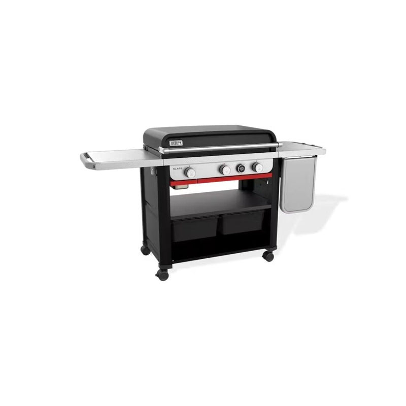 Slate 30" Rust - Resistant Griddle with Extendable Side Table - Sullivan Hardware & Garden