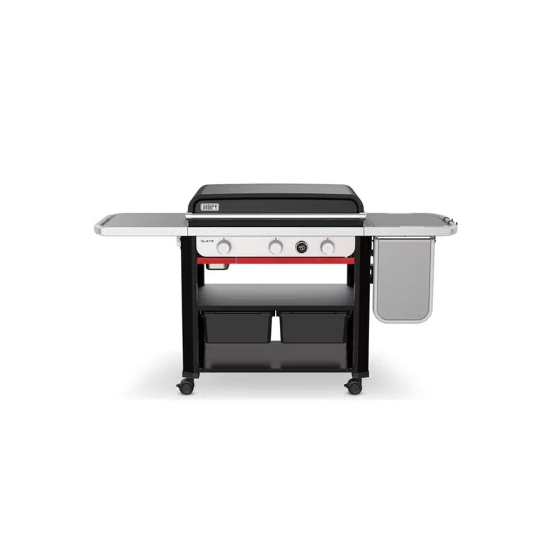 Slate 30" Rust - Resistant Griddle with Extendable Side Table - Sullivan Hardware & Garden