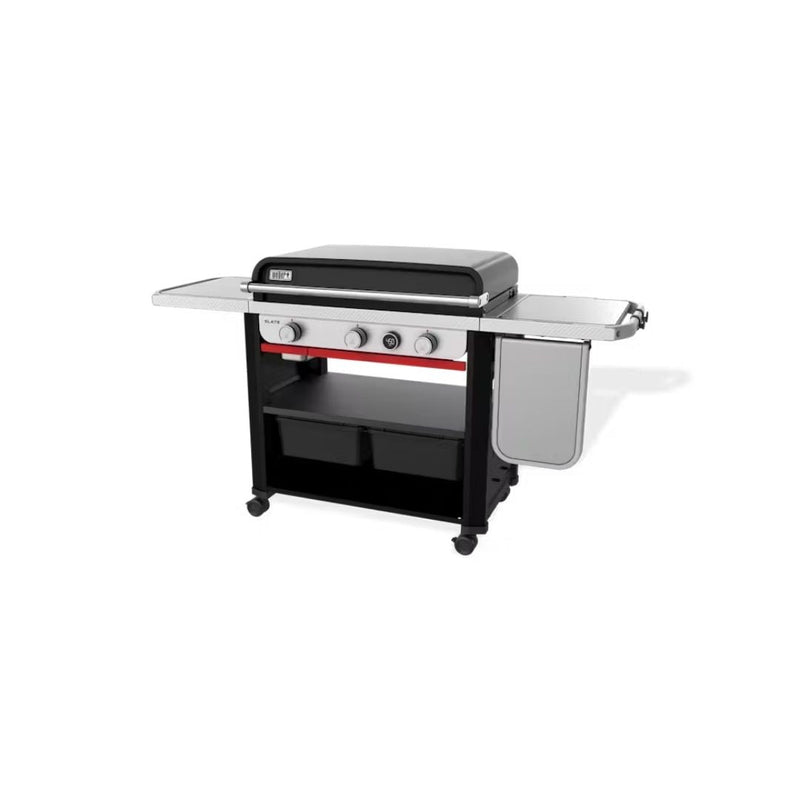 Slate 30" Rust - Resistant Griddle with Extendable Side Table - Sullivan Hardware & Garden