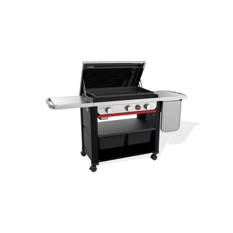 Slate 30" Rust - Resistant Griddle with Extendable Side Table - Sullivan Hardware & Garden