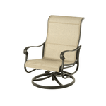 Angled view of Hanamint Valbonne Sling Club Rocker with white background