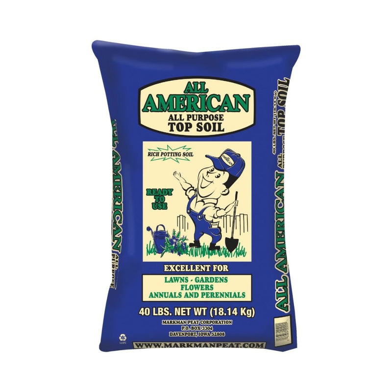 All American All Purpose Top Soil (40lbs) - Sullivan Hardware & Garden
