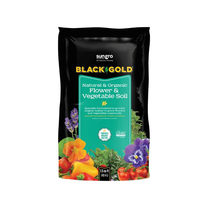 Black Gold Flower & Vegetable Soil (1.5 Cu. Ft.) - Sullivan Hardware & Garden