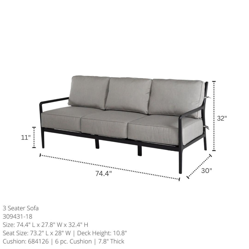 Cedar 3 Seater Sofa - Sullivan Hardware & Garden