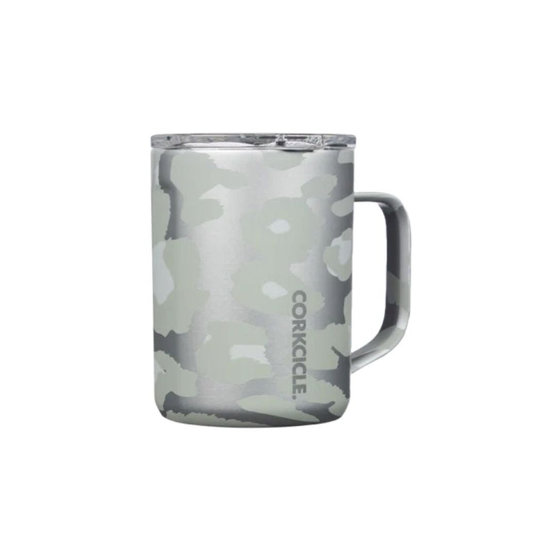 Corkcicle Exotic Coffee Mug Snow Leopard 16oz - Sullivan Hardware & Garden