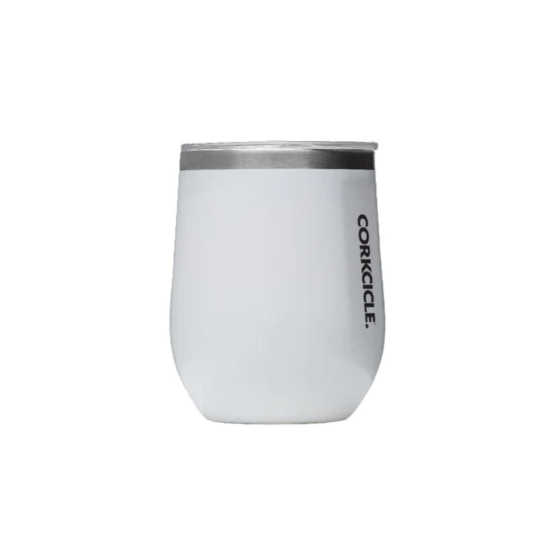 Corkcicle Gloss Stemless White 12oz - Sullivan Hardware & Garden