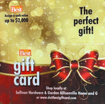 In-Store Gift Card - Sullivan Hardware & Garden