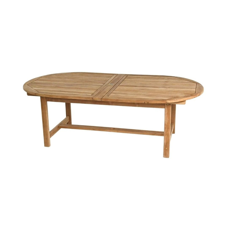 Kalimantan 87"-118" Oval Double Extension Table - Sullivan Hardware & Garden