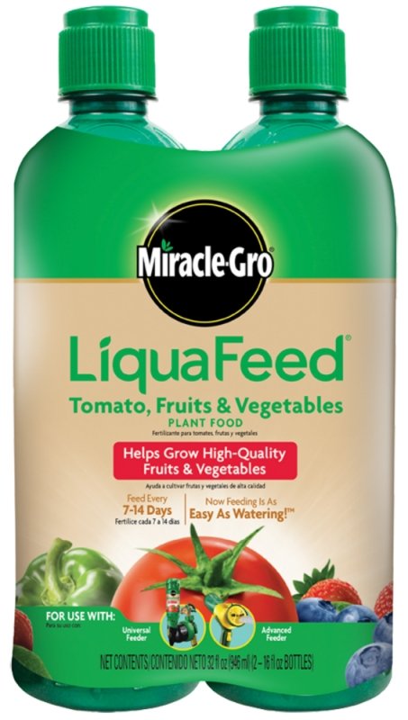 Miracle Gro Liquafeed Fruits and Vegetables - 2 Pack - Sullivan Hardware & Garden