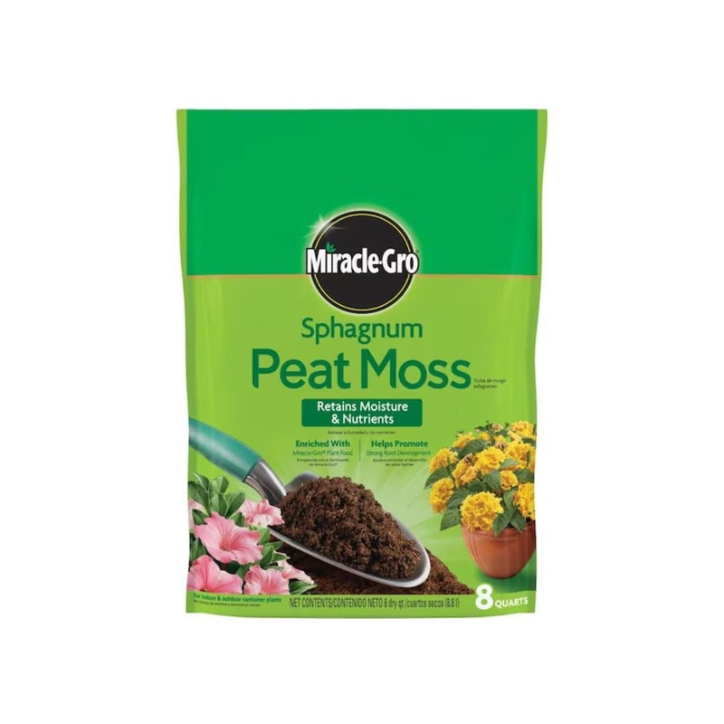 Miracle Gro Sphagnum Peat Moss - 8 QT - Sullivan Hardware & Garden