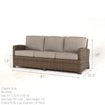 North Cape Cabo 3 Seater Sofa - Sullivan Hardware & Garden