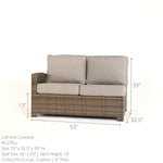 North Cape Cabo Sectional Deep Seating Set (6 Piece Set) - Sullivan Hardware & Garden