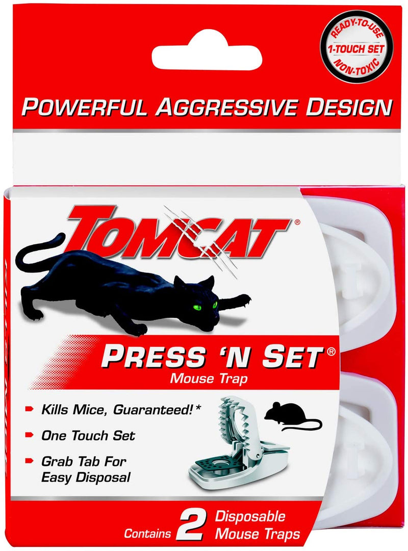 Tomcat Press 'N Set Mouse Trap - 2 Pack - Sullivan Hardware & Garden